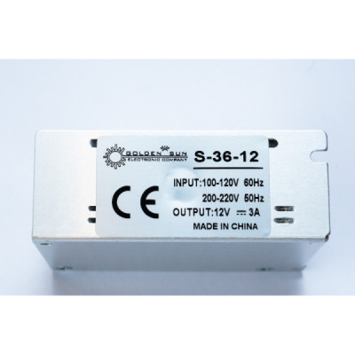 POWER SUPPLY'S-12V-3A
