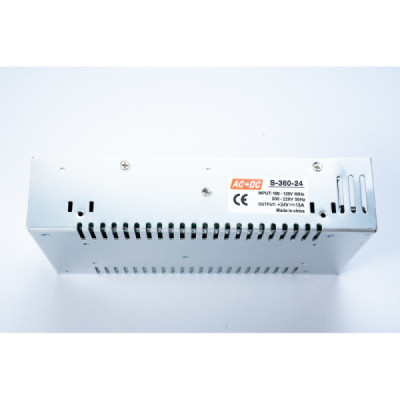 POWER SUPPLY'S - 24V-15A WITH FAN