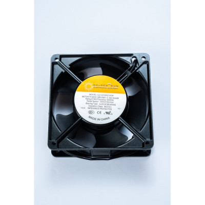 FAN 12 * 12 CM - 5 BLADES / 220VAC - BLACK COLOR