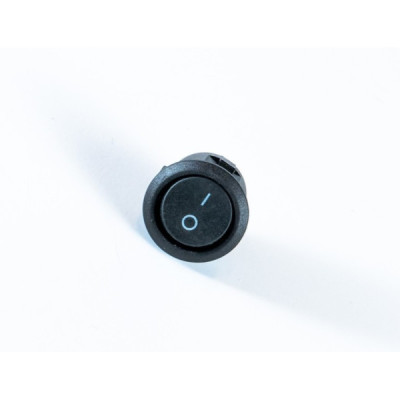 ROUND SWITCH 2PINS ON-OFF BLACK