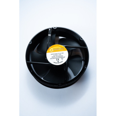 ROUND FAN 20 * 20 CM - 5 BLADES / 220VAC - BLACK COLOR